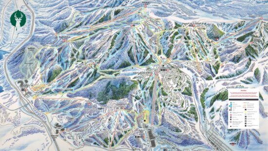 Deer Valley New Trail Map 25-26 Season