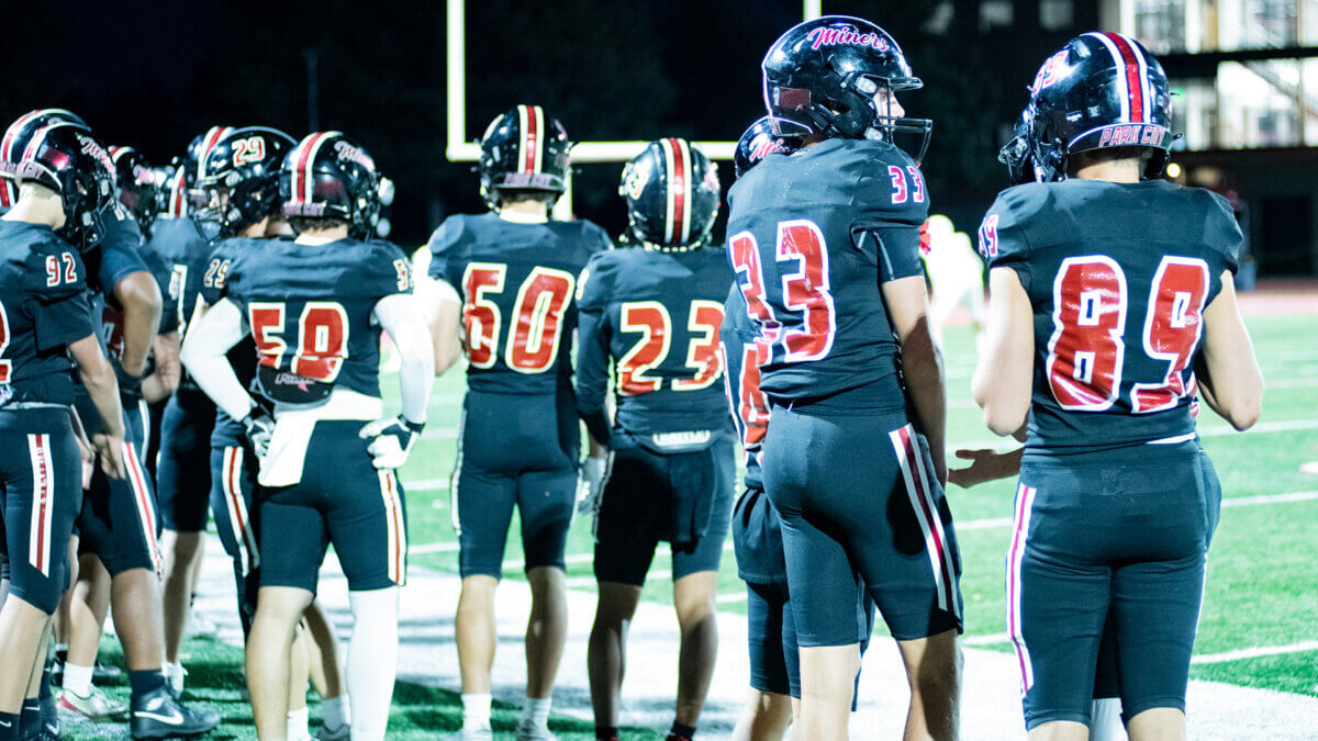 Photo from when Park City High School football last played Timpananogos, their next challenger. On October 9, 2025, PCHS won, 30-2.
