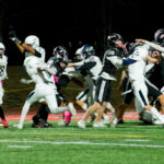 Park City Miners Boys Varsity Football Team on home turf at Dozier Field on Thursday beating Timpanogos 30-0.