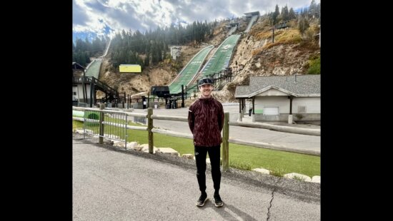 Casey Larson at his new home away from his Midwest/Norge home, in Park City.