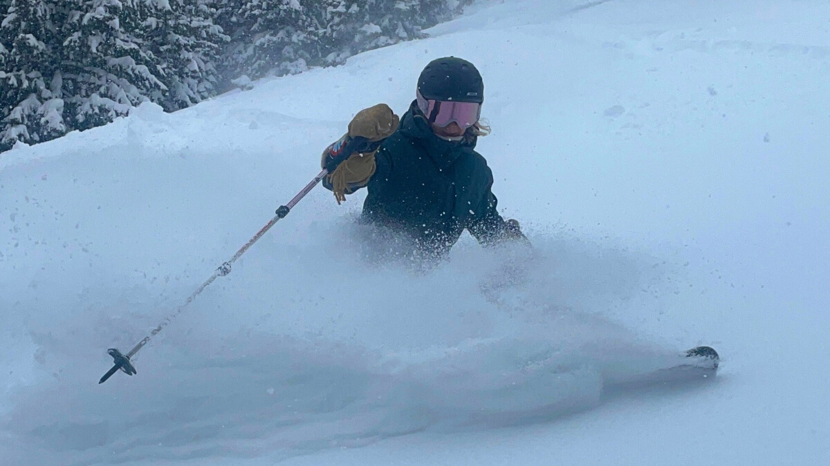 Powder day in Park City.