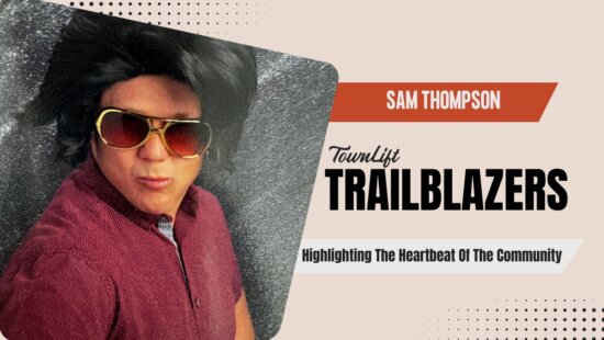 Fifth-grade teacher Sam Thompson brings humor and creativity into the classroom, embodying his “edutainment” approach to learning.