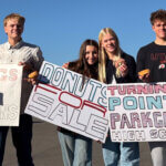 Members of Park City High School's recently revitalized Turning Point USA club during a fundraiser for veterans.