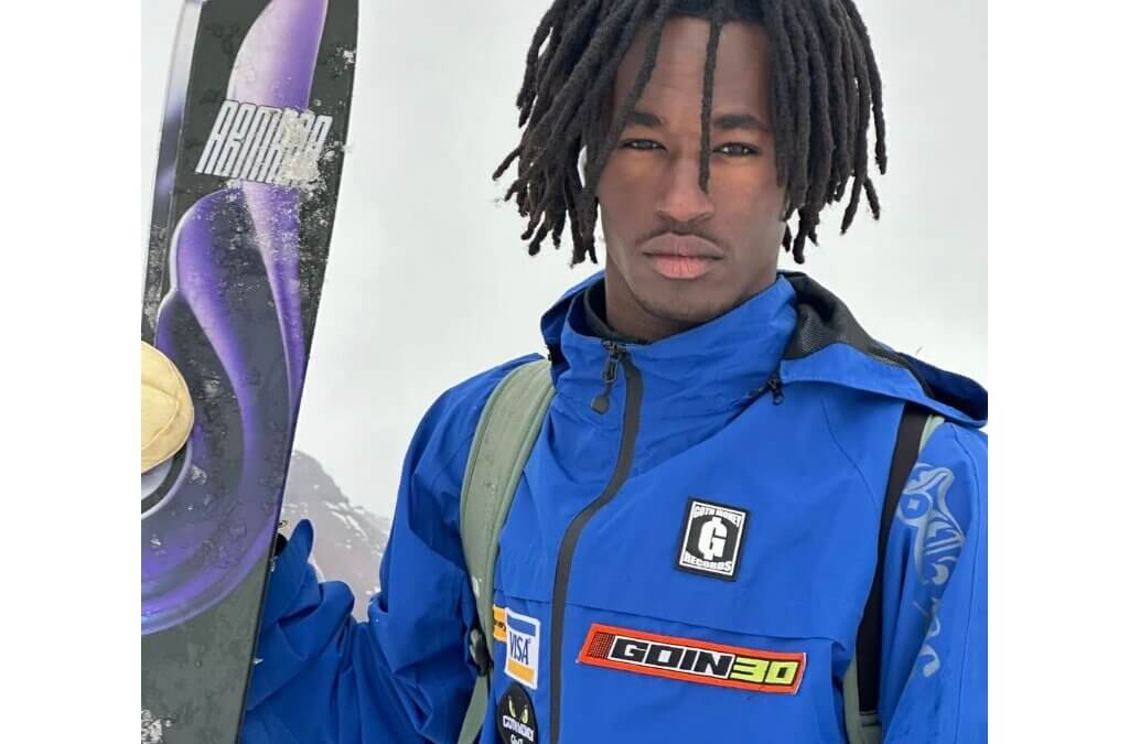 Seventeen-year-old free skier Bogale “Bo” Giddings, adopted from Ethiopia as a toddler, now represents his birth country in international freeski events.