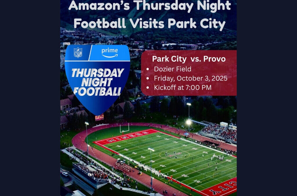 Amazon’s “Thursday Night Football” will feature Park City High School’s home game against Provo on Oct. 3 at Dozier Field. Kickoff is at 7 p.m., and portions of the event will air nationally during the Philadelphia Eagles vs. New York Giants pregame show on Oct. 9.
