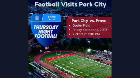 Amazon’s “Thursday Night Football” will feature Park City High School’s home game against Provo on Oct. 3 at Dozier Field. Kickoff is at 7 p.m., and portions of the event will air nationally during the Philadelphia Eagles vs. New York Giants pregame show on Oct. 9.