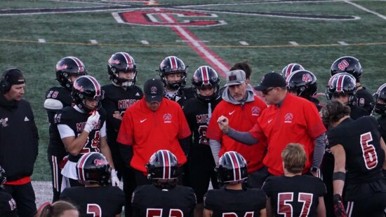 The team behind the team at the Park City playoff home game on Halloween lead by Head Coach Josh Montzingo.
