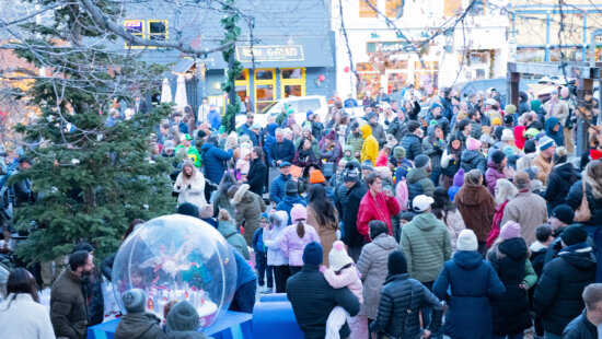 Main Street Miner's Park Tree Lighting, November 29, 2025.
