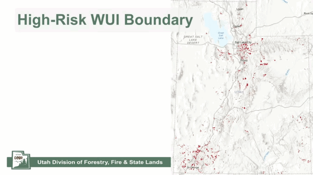 High Risk Wui Map Officials clarify costs as Utah rolls out new wildfire preparedness ...