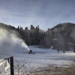 Snow guns at Deer Valley Nov 25 2025