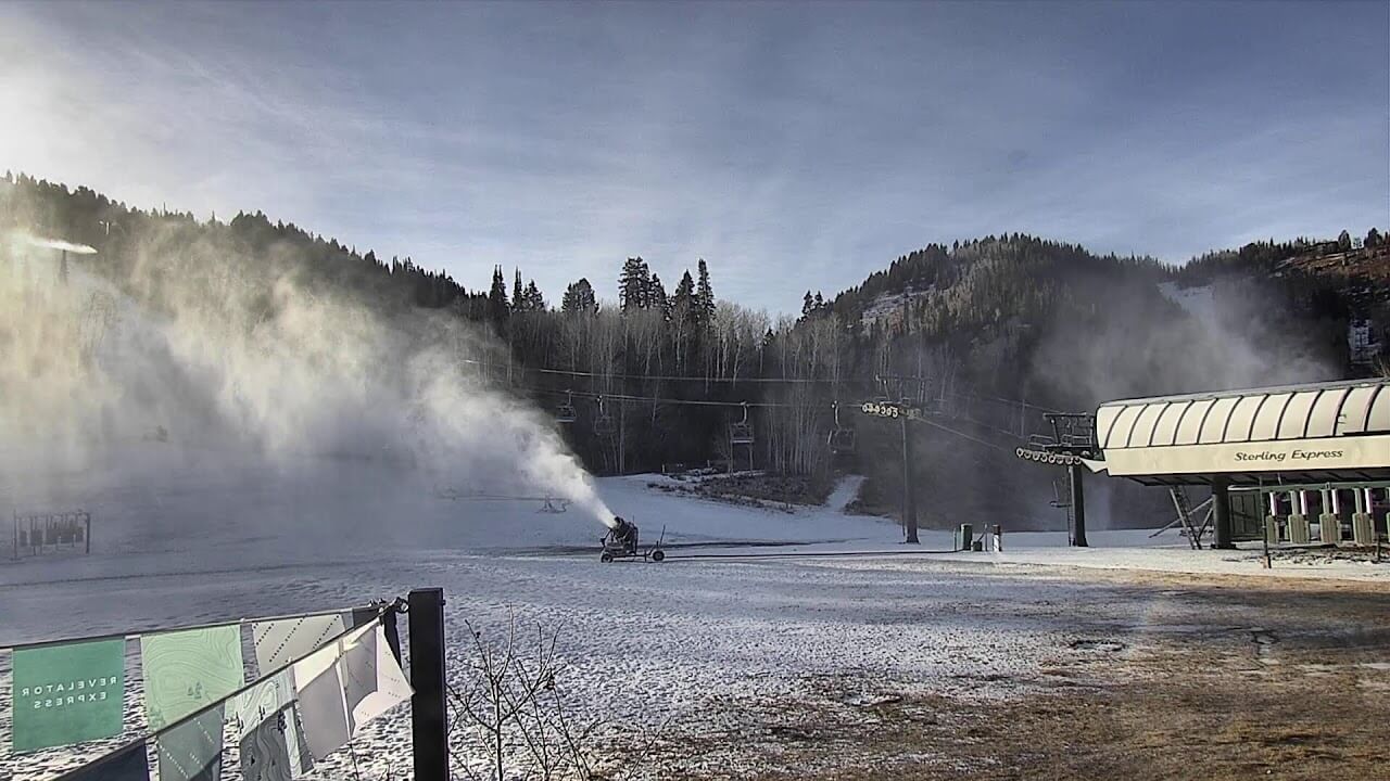 Snowguns roar to life in the Wasatch Back as resorts wait for snowy weather