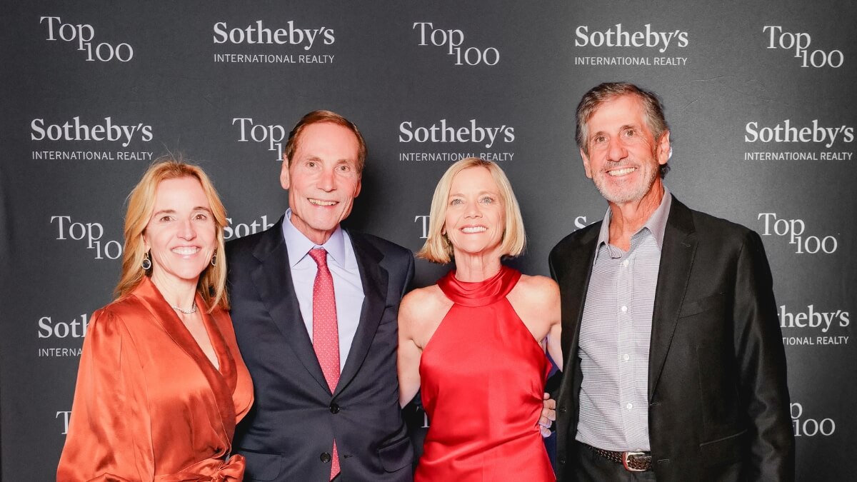 The 2025 Top 100 Agents and Teams Dinner. From L-R: Sheila Hall, Philip White, Caren McClelland, and Michael LaPay.