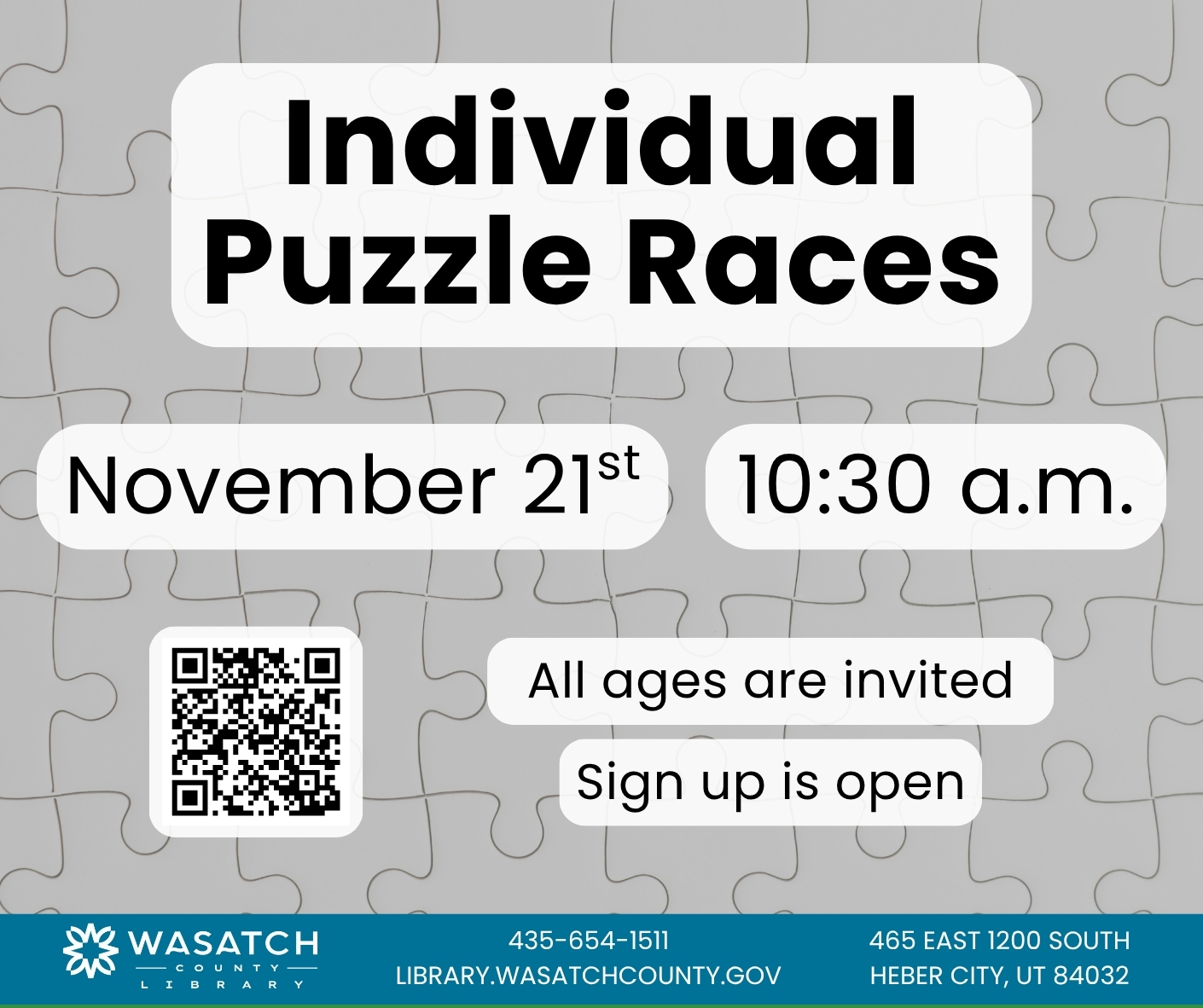 WCL November Puzzle Races 2025