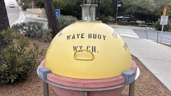 Wave Buoy on display at the Birch Aquarium UC SanDiego