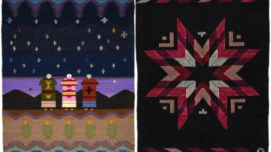 Some of Master Weaver Rena Robertson's works.