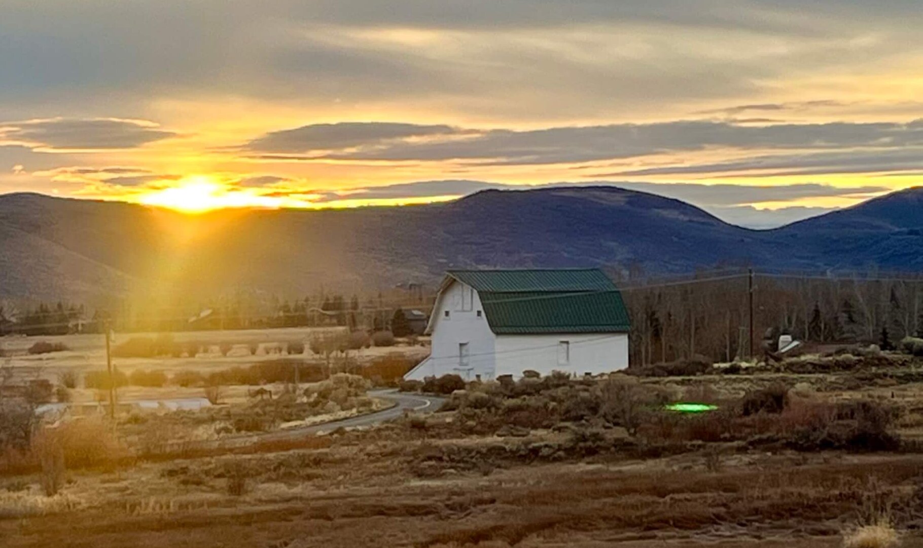 Barn sunrise