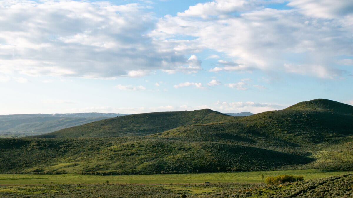 Rolling hills and open meadowlands stretch across Summit County’s Ure Ranch near Kamas, part of an 835-acre property the county says it acquired to protect agricultural land, wetlands, and future trail access.