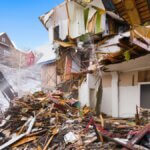 The Centennial House demolition is scheduled to be complete early next week.