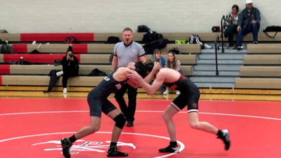 Miners Wrestling v. Brighton High on Thurs.at Park City High School for the win.