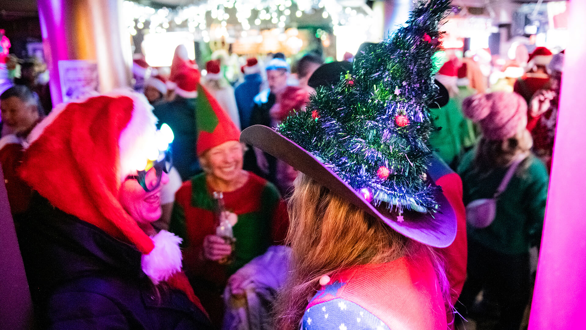 Santa Pub Crawl, Main Street, Toy Drive for Cristian Center Park City's Operation Hope