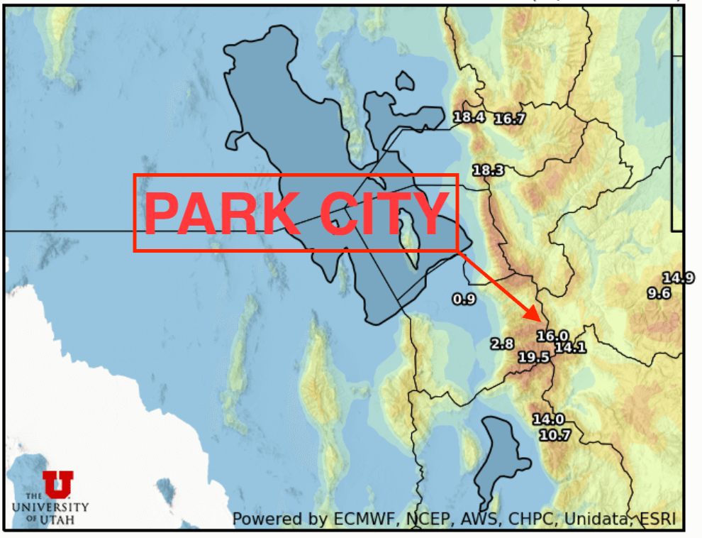 After weeks of nothing, atmospheric river could dump 2 feet of snow or more on the Wasatch Mountains