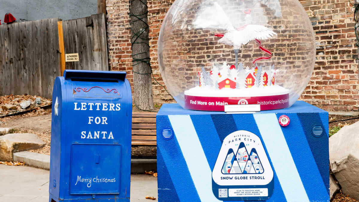 Check out the Main Street snow globe installation and drop off a letter to Santa this holiday season.