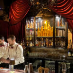 Bartenders mix craft cocktails at the opening of Velvet Room on Main Street in Park City on Wednesday, December 10, 2025.