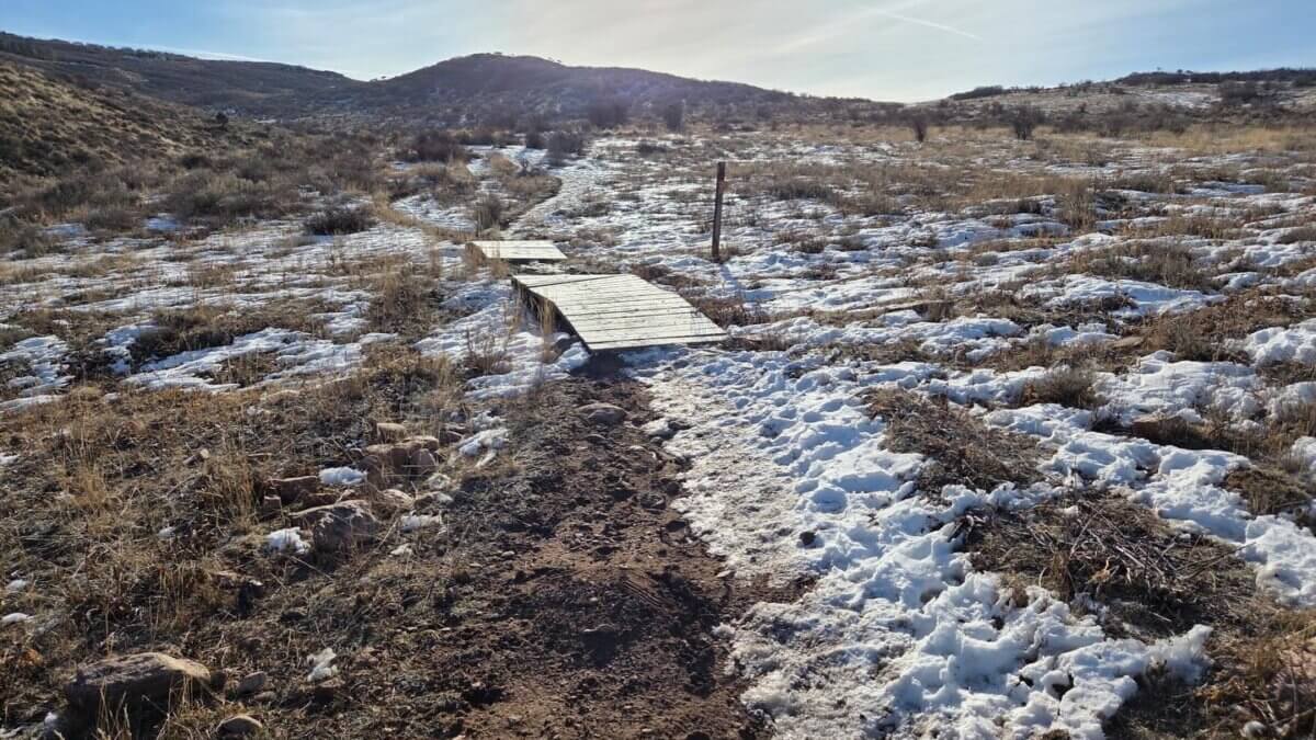 Trails at lower elevations in Park City often become muddy by midday.
