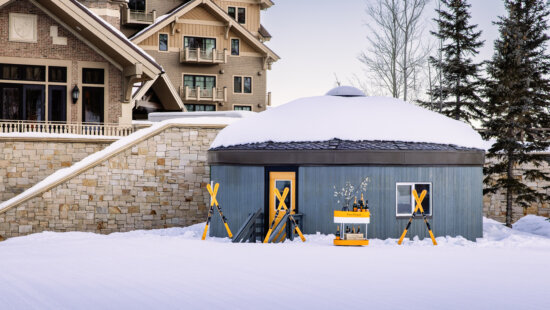 The Après Lounge just added an outdoor deck, giving guests more space to soak in the alpine scenery while enjoying live music and Veuve Clicquot champagne as part of the resort's ongoing partnership with the French champagne house.