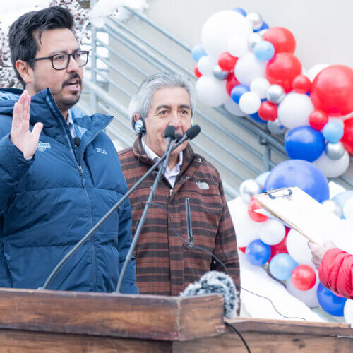 Inaugural ceremony for Park City Mayor-Elect Ryan Dickey, and Council Members Tana Toly and Diego Zegaria, on January 5, 2026