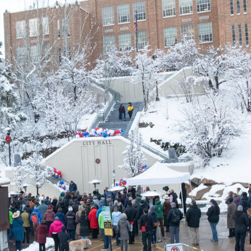 Inaugural ceremony for Park City Mayor-Elect Ryan Dickey, and Council Members Tana Toly and Diego Zegaria, on January 5, 2026