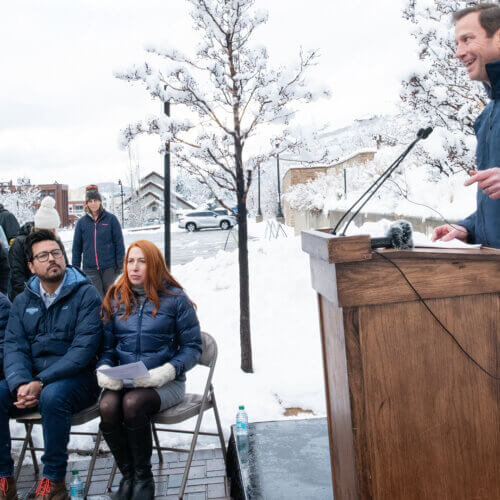 Inaugural ceremony for Park City Mayor-Elect Ryan Dickey, and Council Members Tana Toly and Diego Zegaria, on January 5, 2026