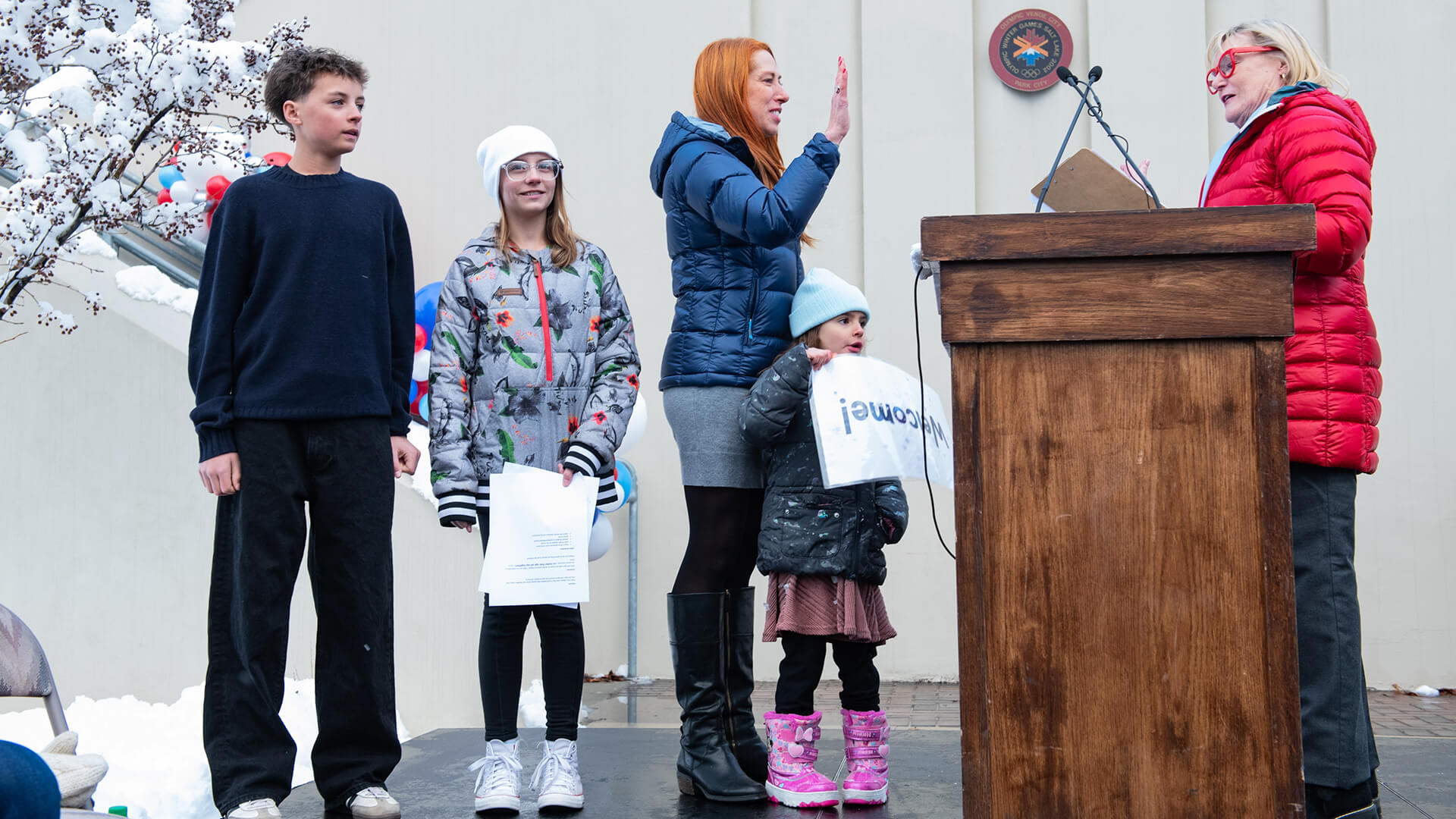 Inaugural ceremony for Park City Mayor-Elect Ryan Dickey, and Council Members Tana Toly and Diego Zegaria, on January 5, 2026