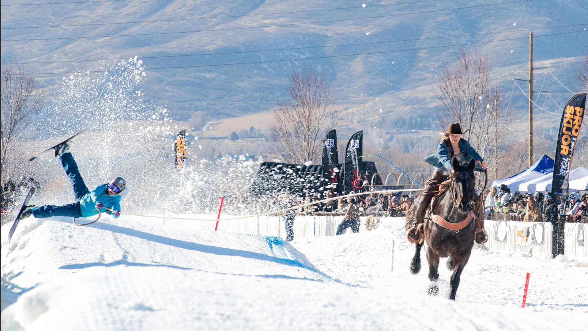 Skijoring Pro Finals Competition in Heber City, January 17, 2026