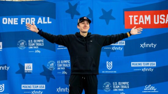 Casey Dawson, Speedskater and Park City native, qualifies for the 2026 Milan Cortina Olympics, his second.