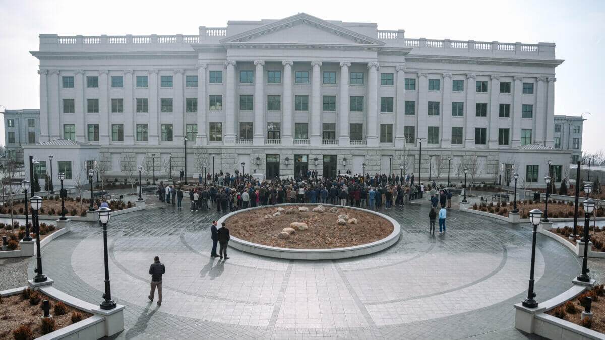 The new North Capitol Building in Salt Lake City.