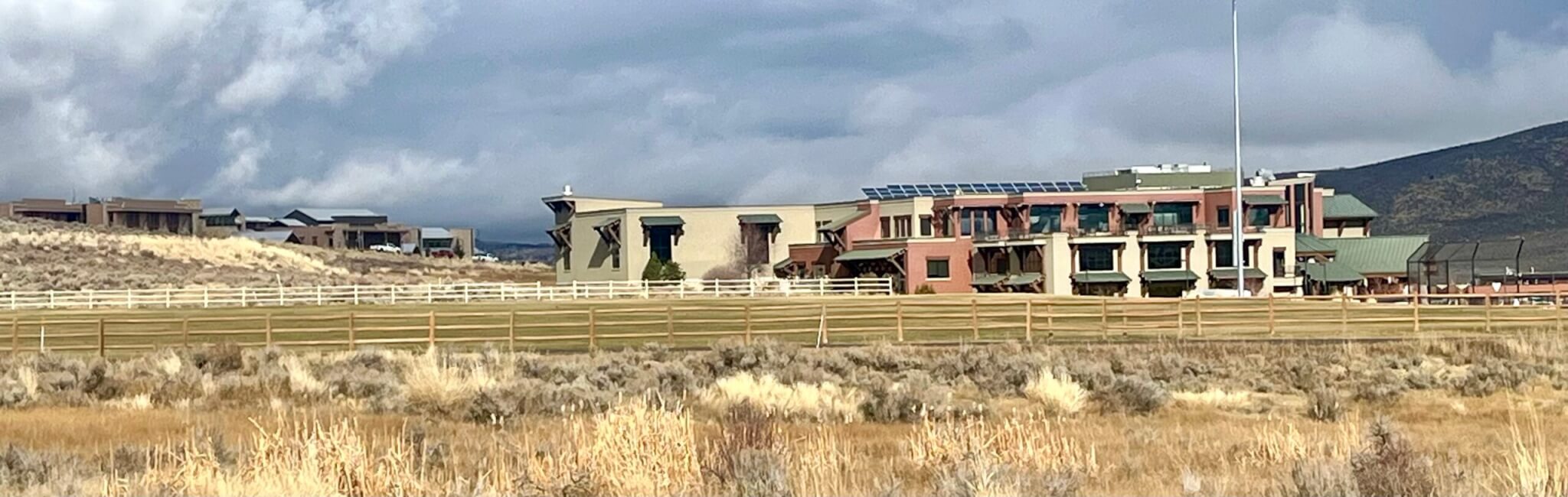 Park City Hospital on the right, in close proximity to the U.S. Ski & Snowboard building.