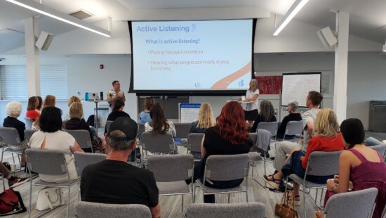 Participants attend a Mountain Mediation Let's Talk training session. The Park City-based nonprofit is hosting two free public events Feb. 23 and Feb. 25 focused on communication skills and community dialogue.
