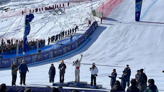 Breezy Johnson takes gold at the Women's Downhill event in Milano Cortina 2026