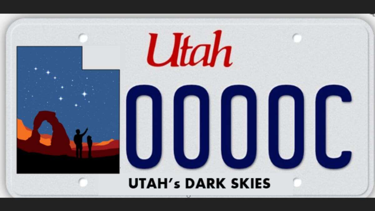 Utah launches Dark Sky license plate to fund night sky conservation