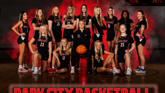 The 2025-26 Park City High School girls basketball team, which set a school record for wins in a single season this year. The Miners face No. 6 Mountain Crest in Hyrum on Saturday in the second round of the 4A state playoffs.