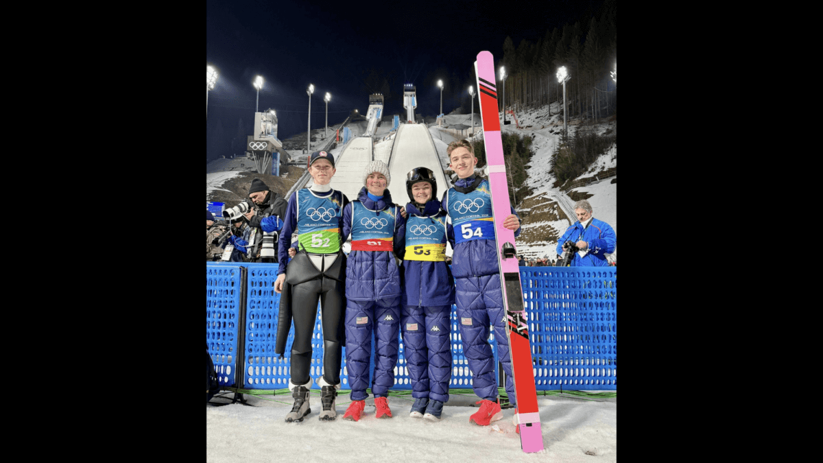 (L-R) Jason Colby, Annika Belshaw, Paige Jones, Tate Frantz