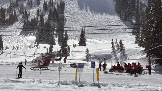 Alta Ski Patrol and a medical helicopter responded to a fatal tree collision in the "Nina's" area of Alta Ski Area on Sunday, March 8, 2025