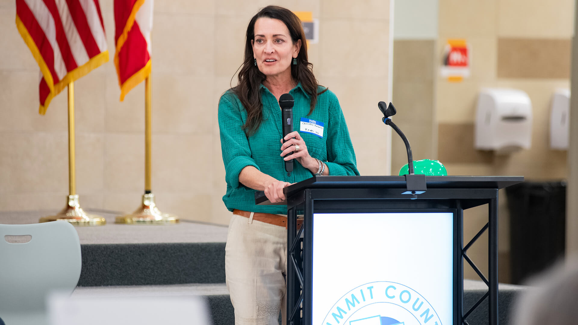 Summit County Democratic Caucus on March 17, 2026, at Park City High School. Christie Babalis