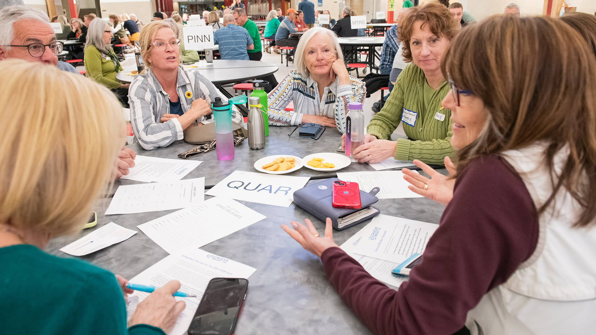 Summit County Democratic Caucus on March 17, 2026, at Park City High School
