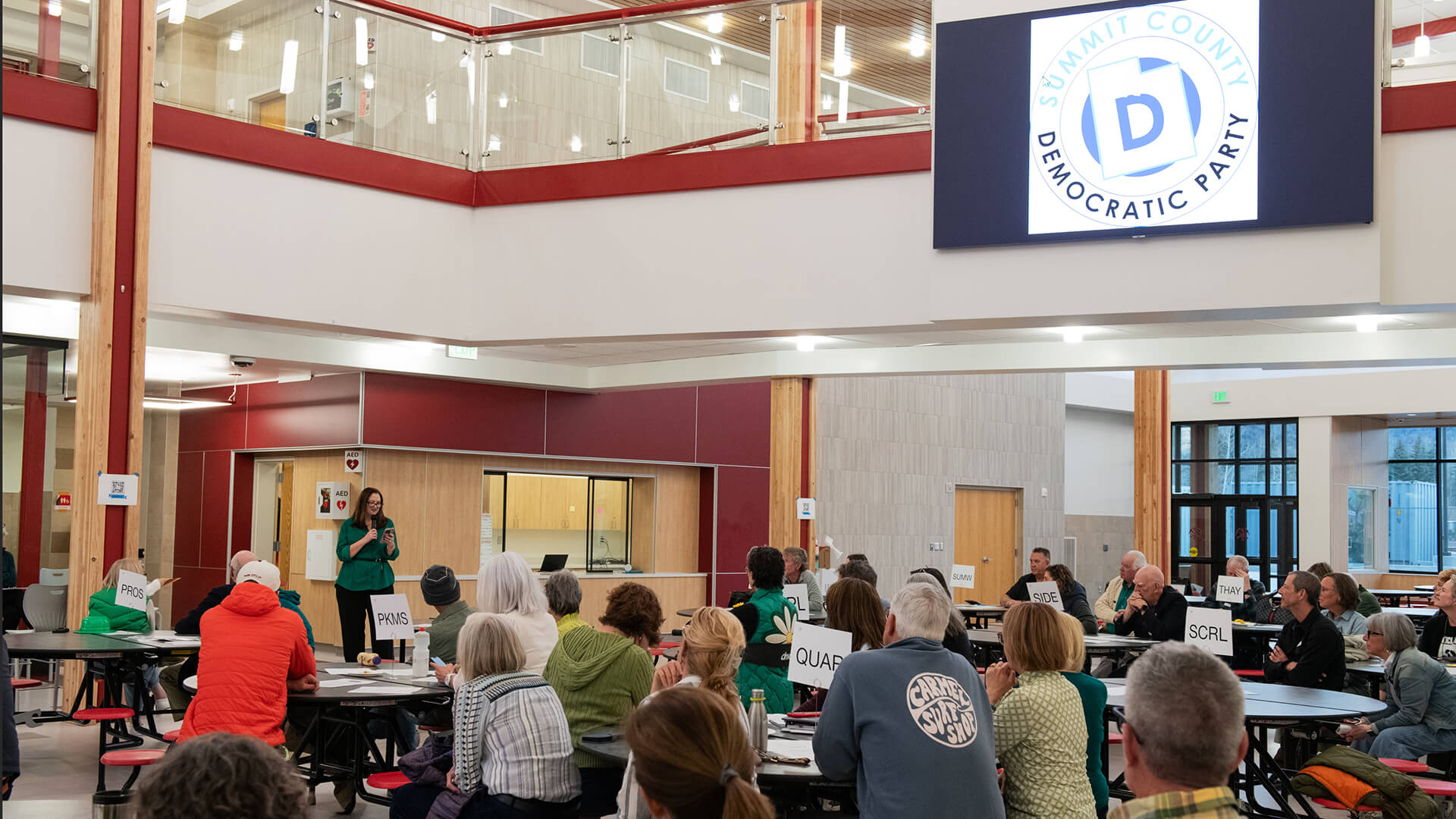 Summit County Democratic Caucus on March 17, 2026, at Park City High School