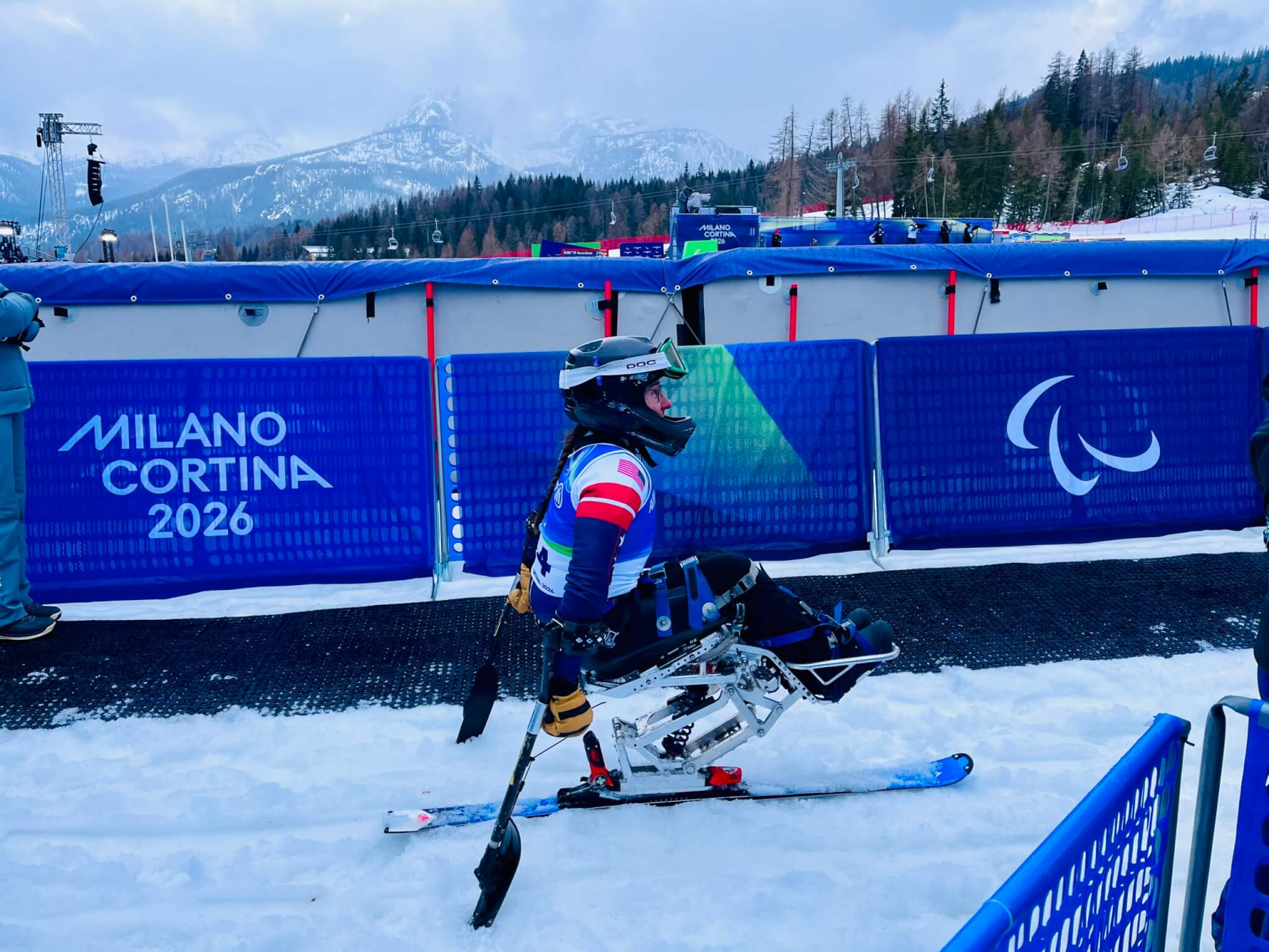 Keith Gabel of Utah, and USA ‘GOAT’ Laurie Stephens, retiring after his 4th, her 6th Paralympics in Milan Cortina