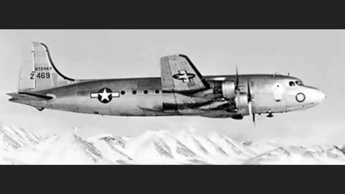 The U.S. Air Force C-54 Skymaster, Yukon 2469.