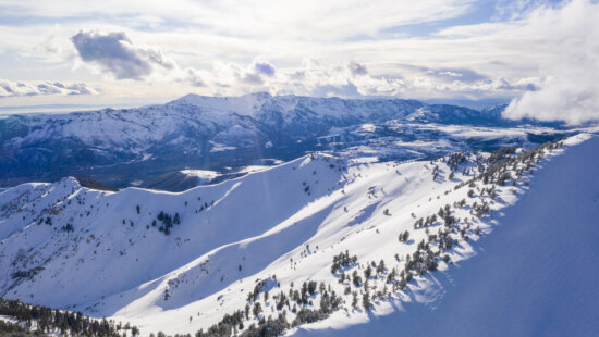 Powder Mountains "DMI" terrain, part of a $40M public-facing expansion that will be ready for the 2026-27 season.