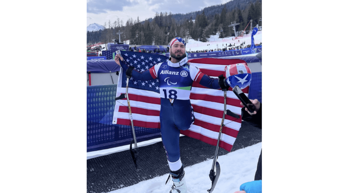 Patrick Halgren at the Milan Cortina Paralympics.